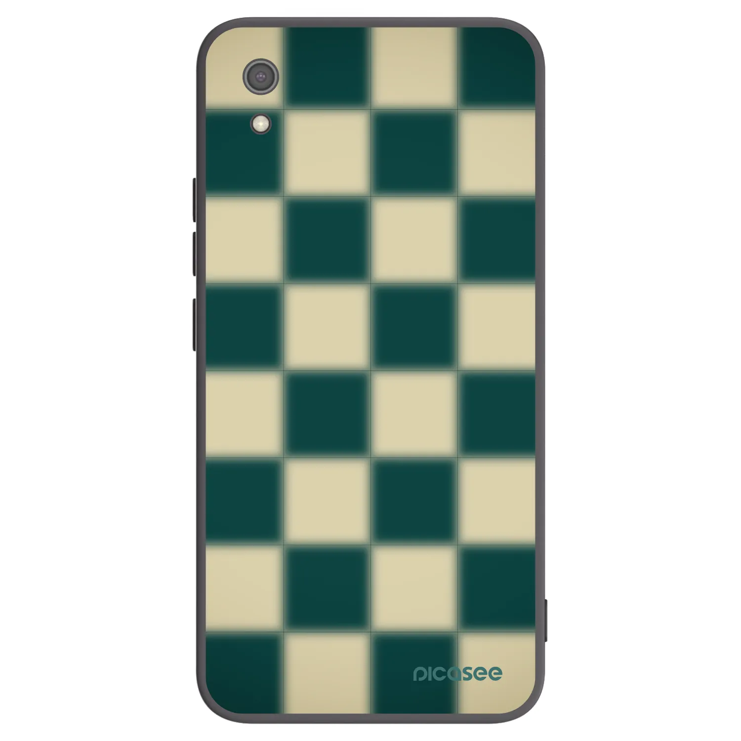 Picasee silikonski črni ovitek za Xiaomi Redmi 7A - Shadow Chess