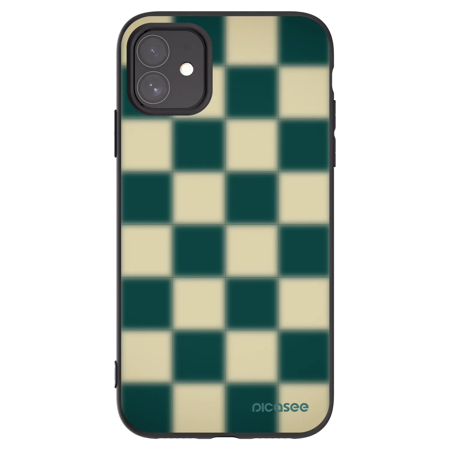 Picasee silikonski črni ovitek za Apple iPhone 11 - Shadow Chess