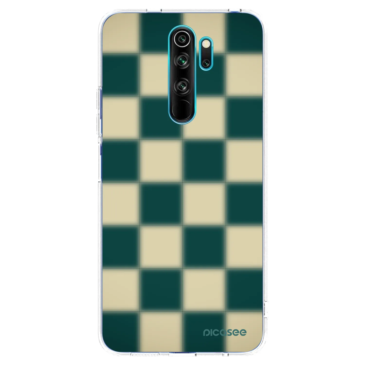 Picasee silikonski prozorni ovitek za Xiaomi Redmi Note 8 Pro - Shadow Chess