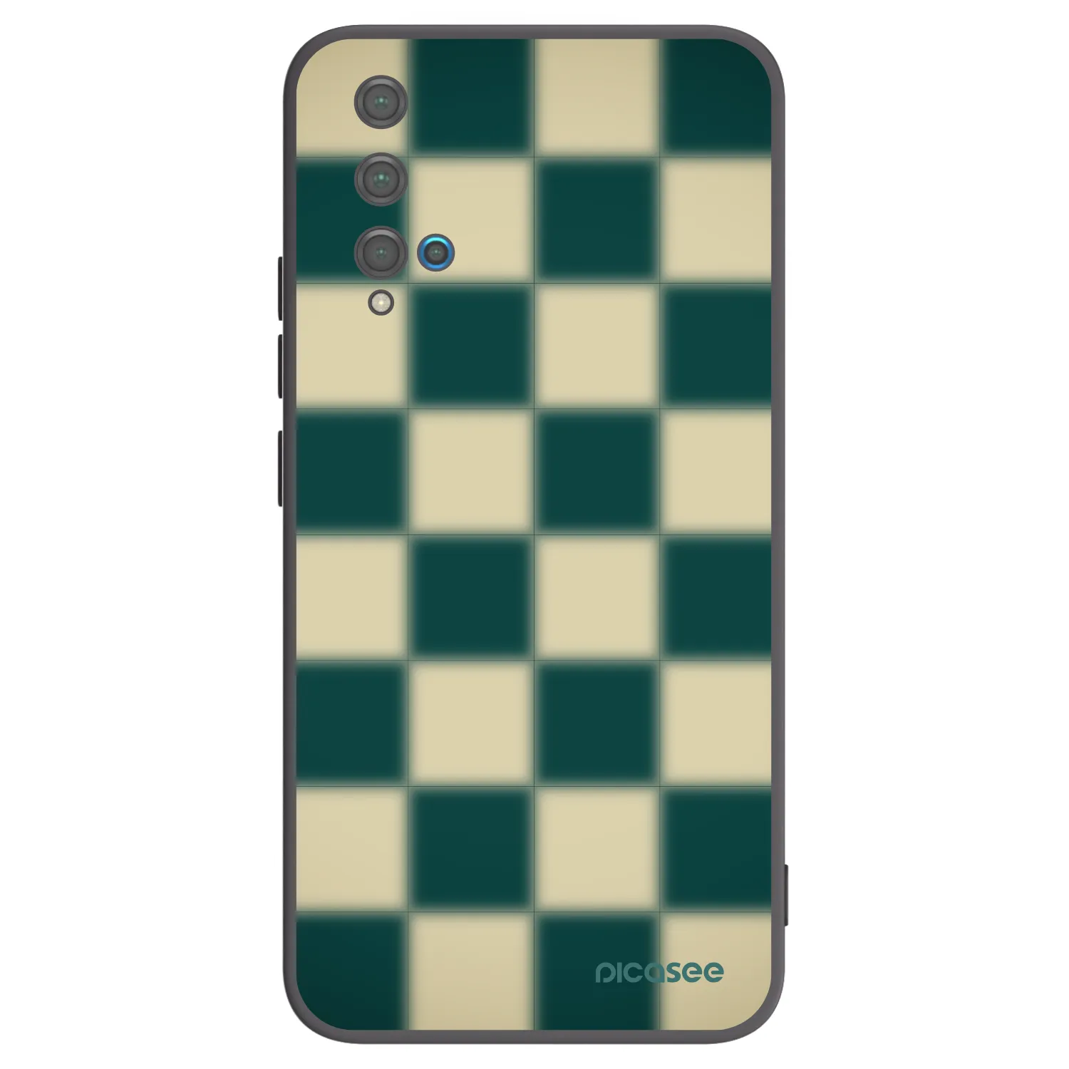 Picasee silikonski črni ovitek za Huawei Nova 5T - Shadow Chess
