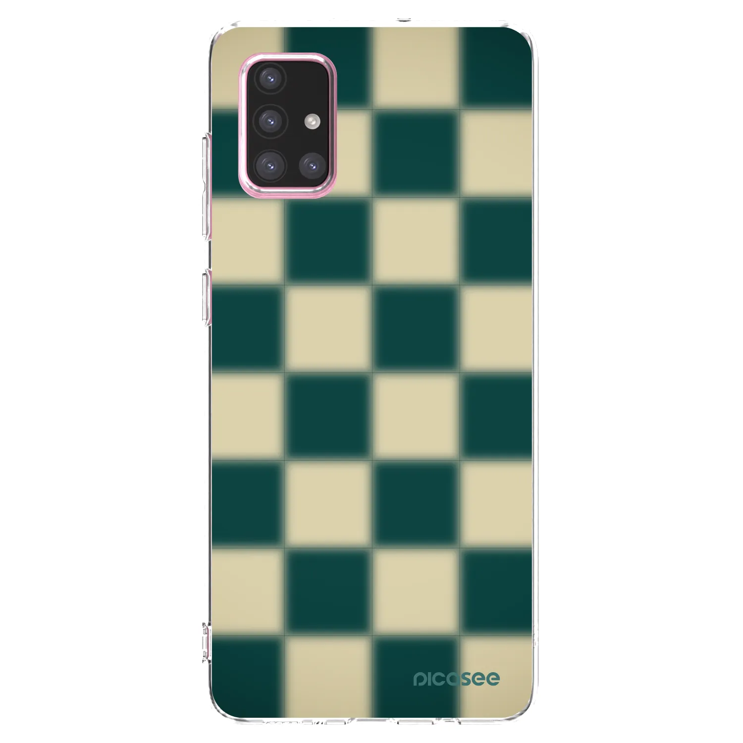 Picasee silikonski prozorni ovitek za Samsung Galaxy A71 A715F - Shadow Chess
