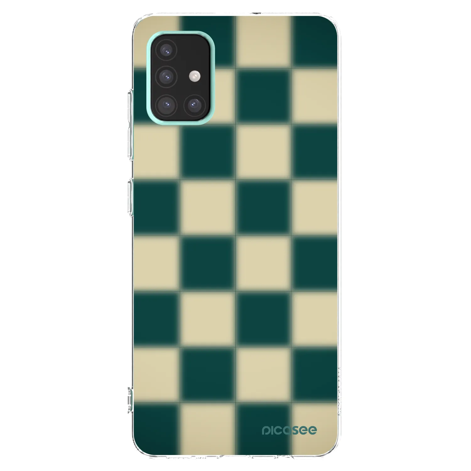 Picasee silikonski prozorni ovitek za Samsung Galaxy A51 A515F - Shadow Chess