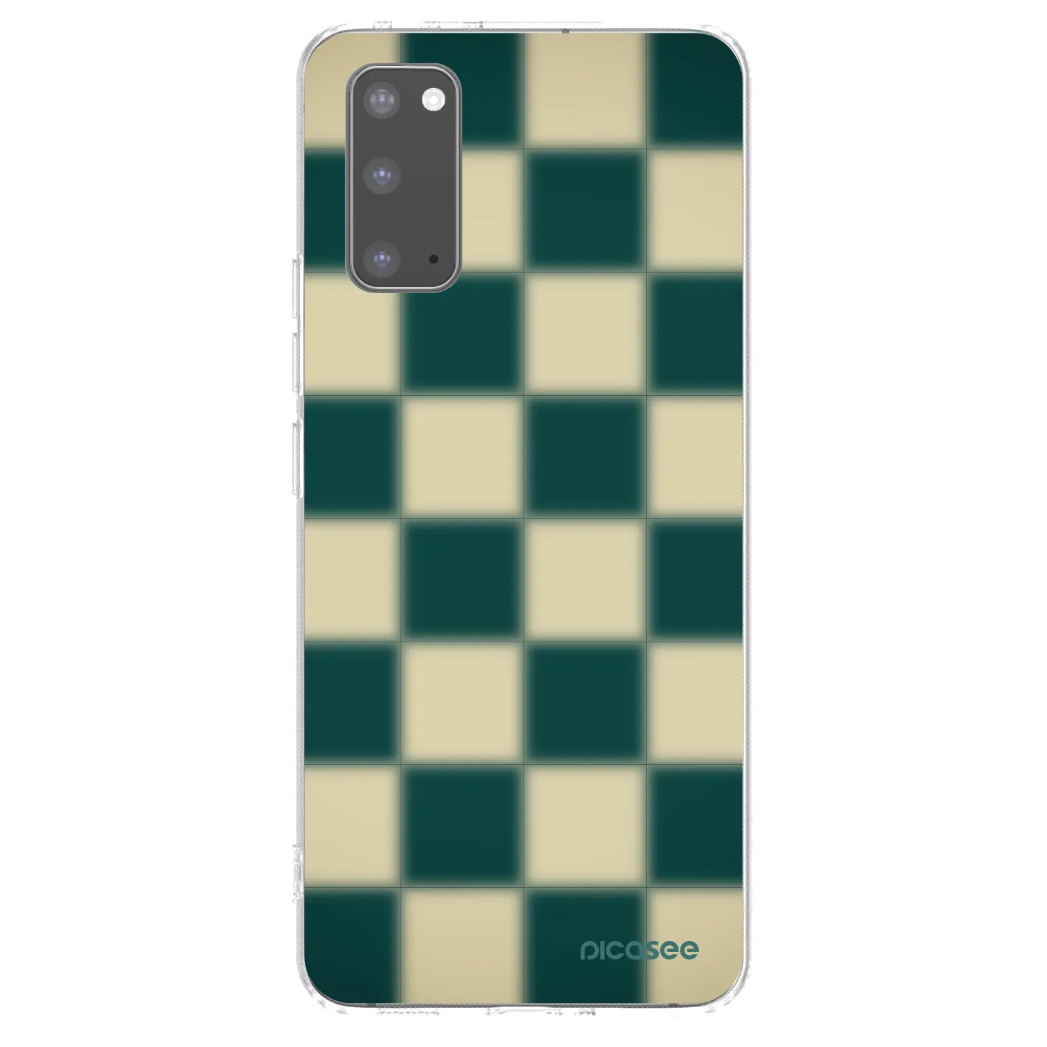 Picasee silikonski prozorni ovitek za Samsung Galaxy S20 G980F - Shadow Chess