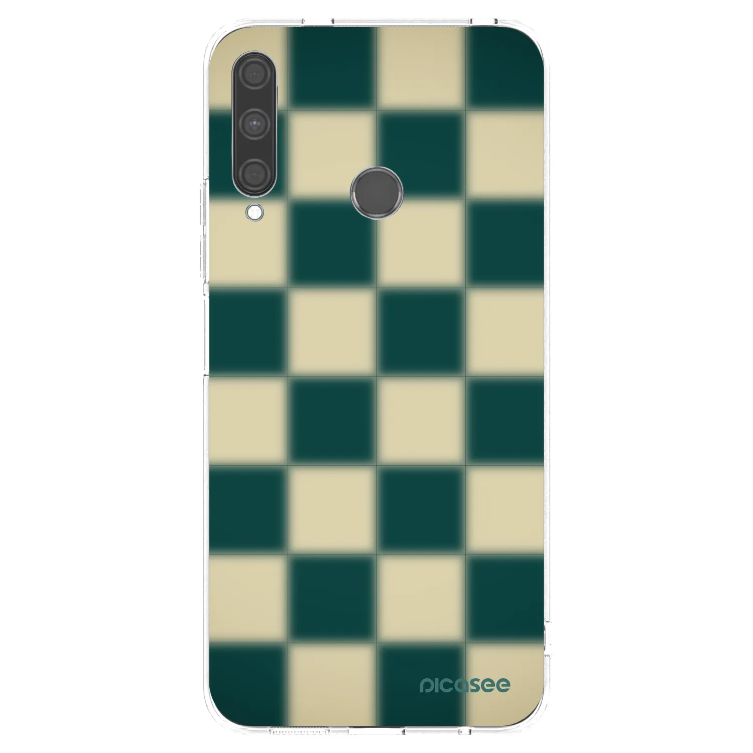 Picasee silikonski prozorni ovitek za Huawei P40 Lite E - Shadow Chess