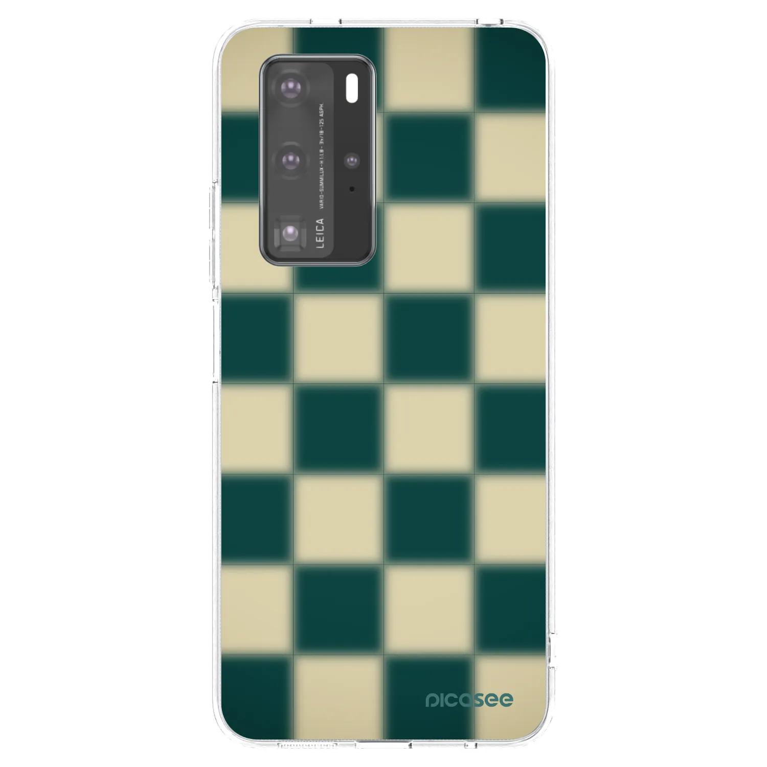 Picasee silikonski prozorni ovitek za Huawei P40 Pro - Shadow Chess
