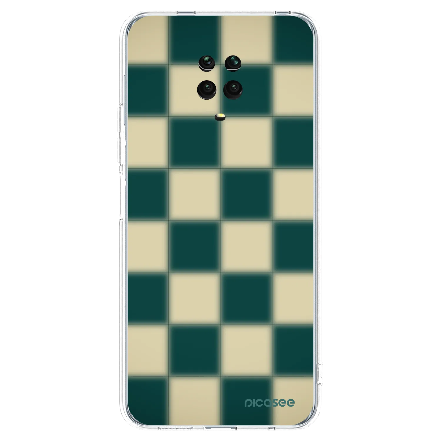 Picasee silikonski prozorni ovitek za Xiaomi Redmi Note 9 Pro - Shadow Chess