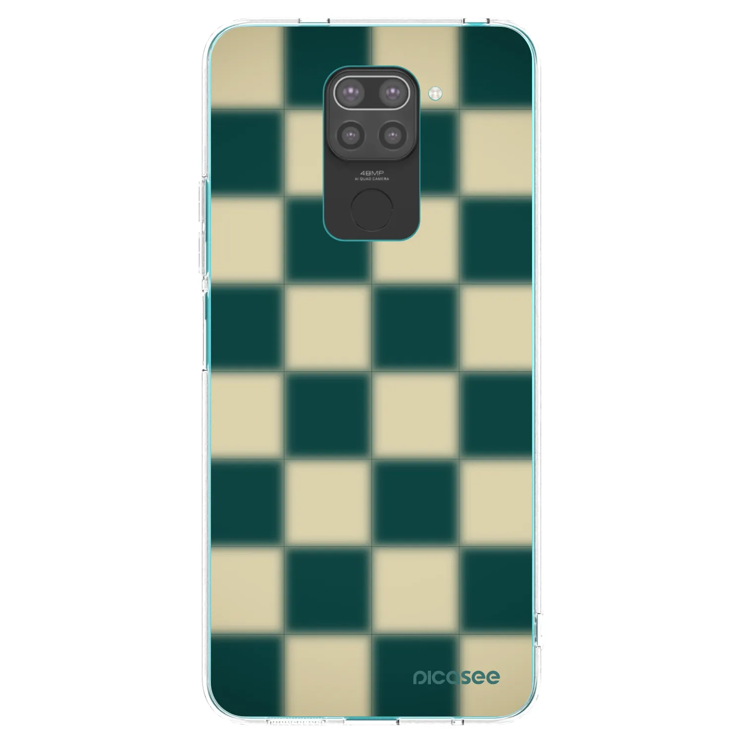 Picasee silikonski črni ovitek za Xiaomi Redmi Note 9 - Shadow Chess