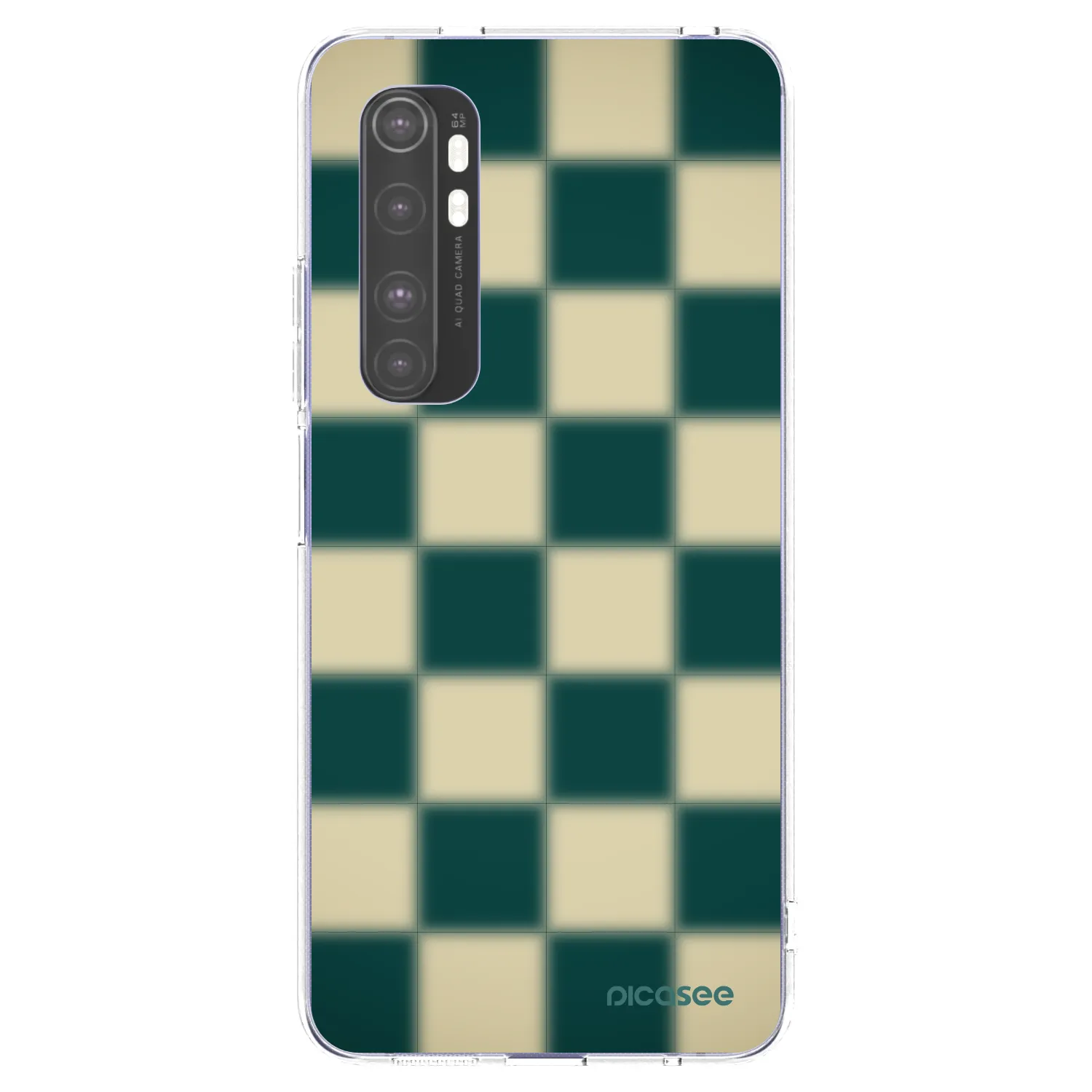 Picasee silikonski prozorni ovitek za Xiaomi Mi Note 10 Lite - Shadow Chess