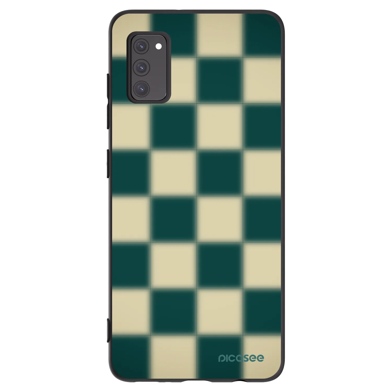 Picasee silikonski črni ovitek za Samsung Galaxy A41 A415F - Shadow Chess
