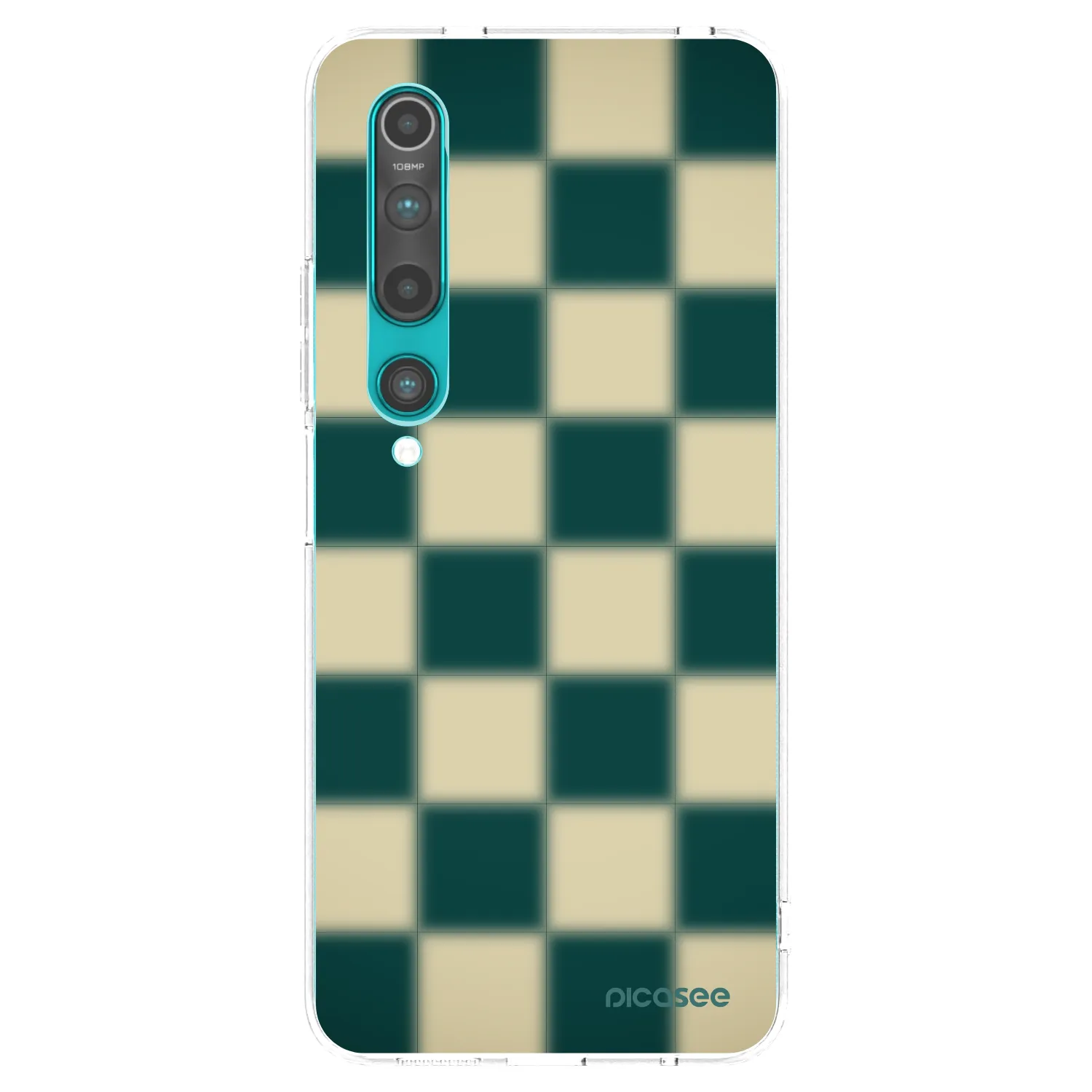 Picasee silikonski prozorni ovitek za Xiaomi Mi 10 - Shadow Chess