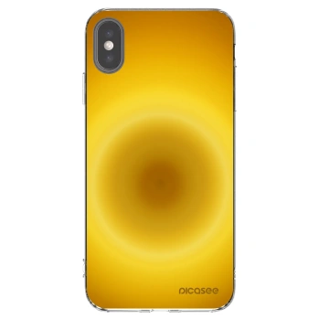 Picasee silikonski prozorni ovitek za Apple iPhone XS Max - Solar Pulse