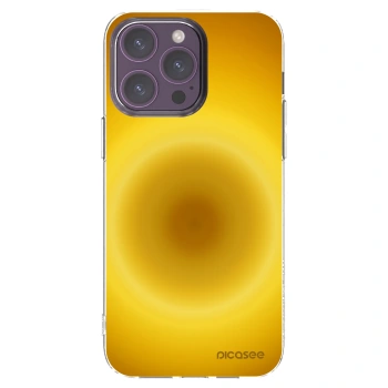 Picasee silikonski prozorni ovitek za Apple iPhone 14 Pro Max - Solar Pulse