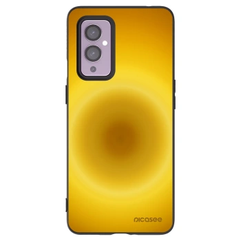 Picasee silikonski črni ovitek za OnePlus 9 - Solar Pulse