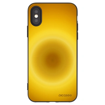 Picasee silikonski črni ovitek za Apple iPhone X/XS - Solar Pulse