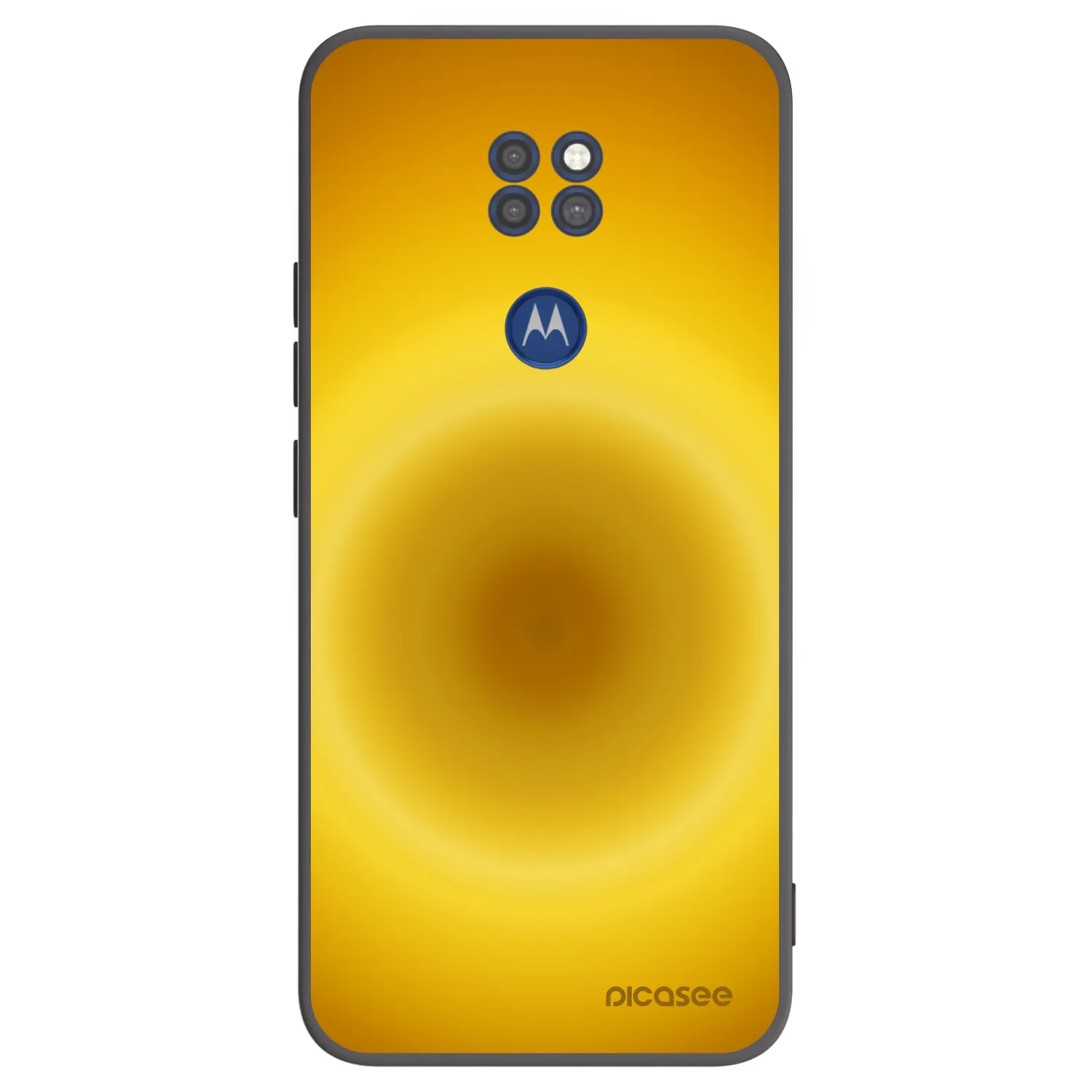 Picasee silikonski črni ovitek za Motorola Moto G9 Play - Solar Pulse