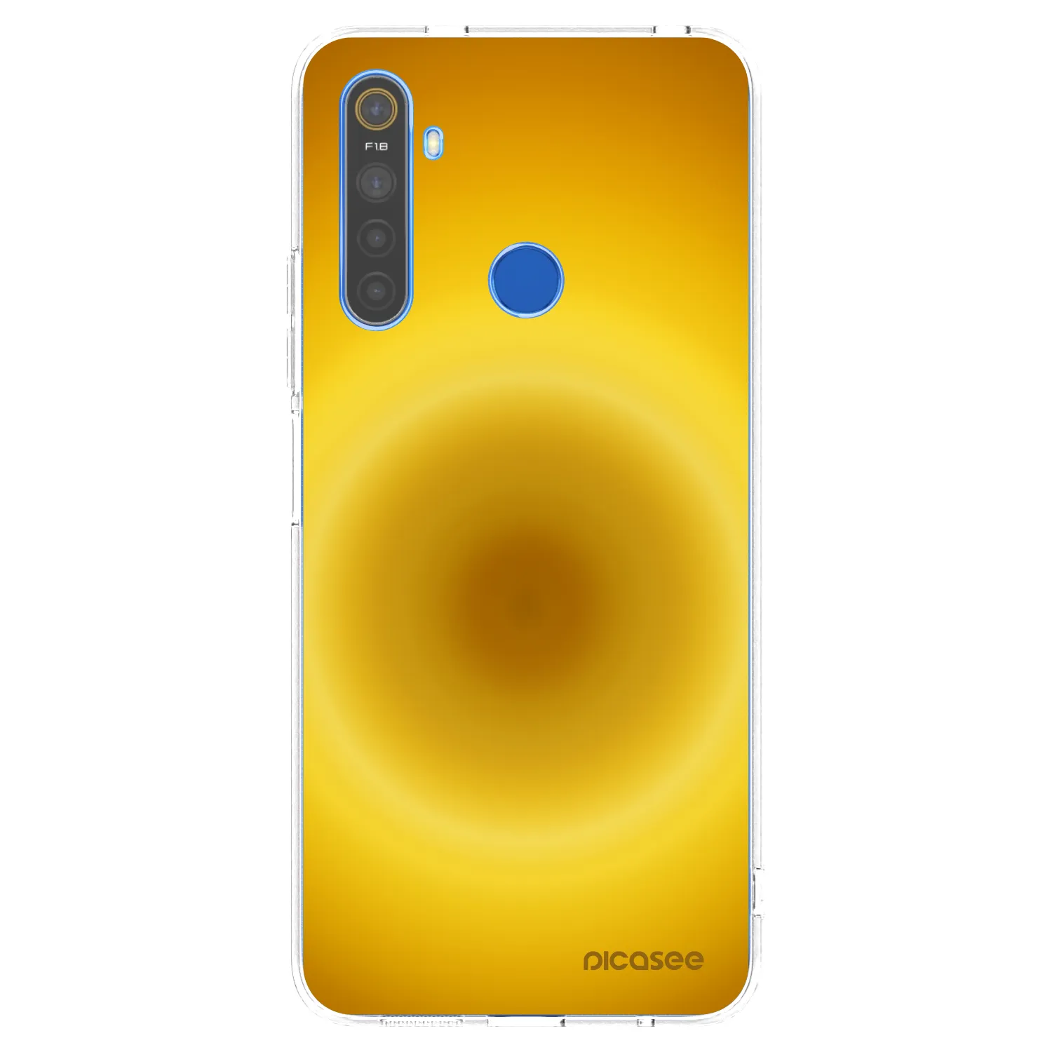 Picasee silikonski prozorni ovitek za Realme 5 - Solar Pulse