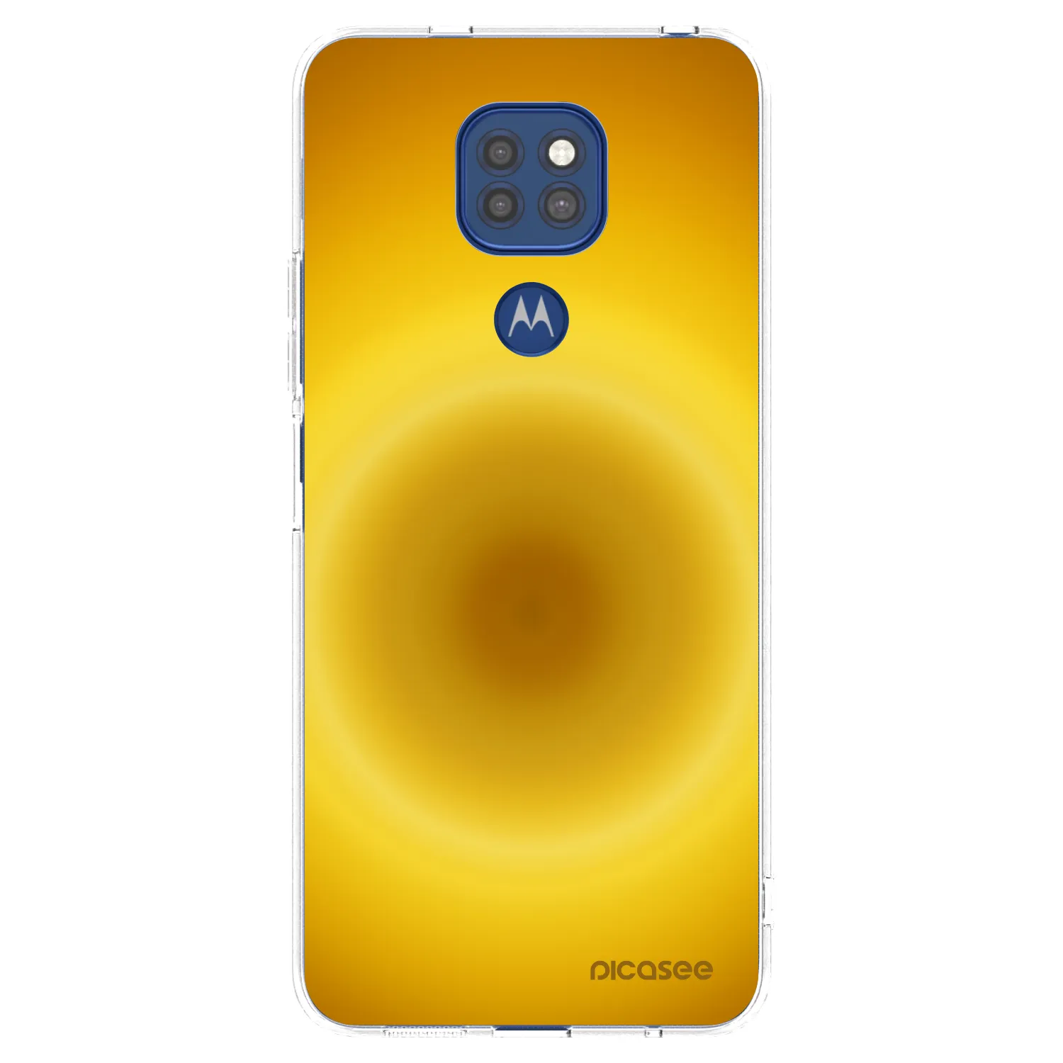 Picasee silikonski prozorni ovitek za Motorola Moto G9 Play - Solar Pulse