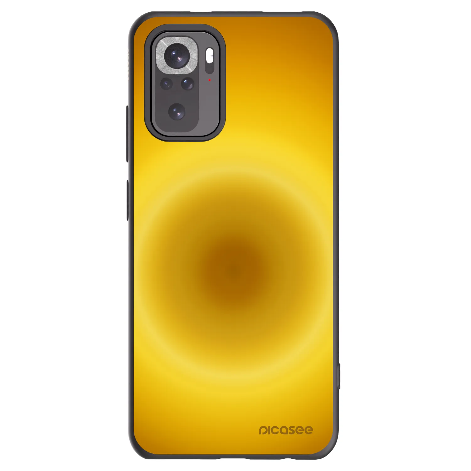 Picasee silikonski črni ovitek za Xiaomi Redmi Note 10 - Solar Pulse