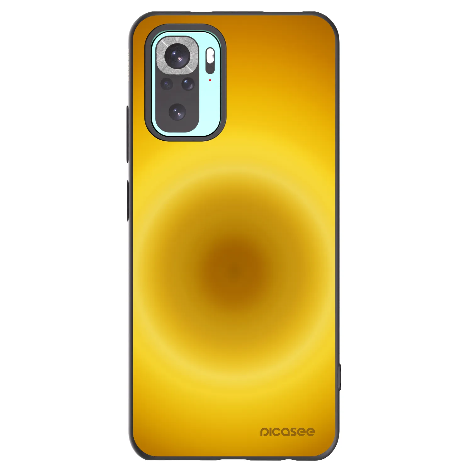 Picasee silikonski črni ovitek za Xiaomi Redmi Note 10 Pro - Solar Pulse