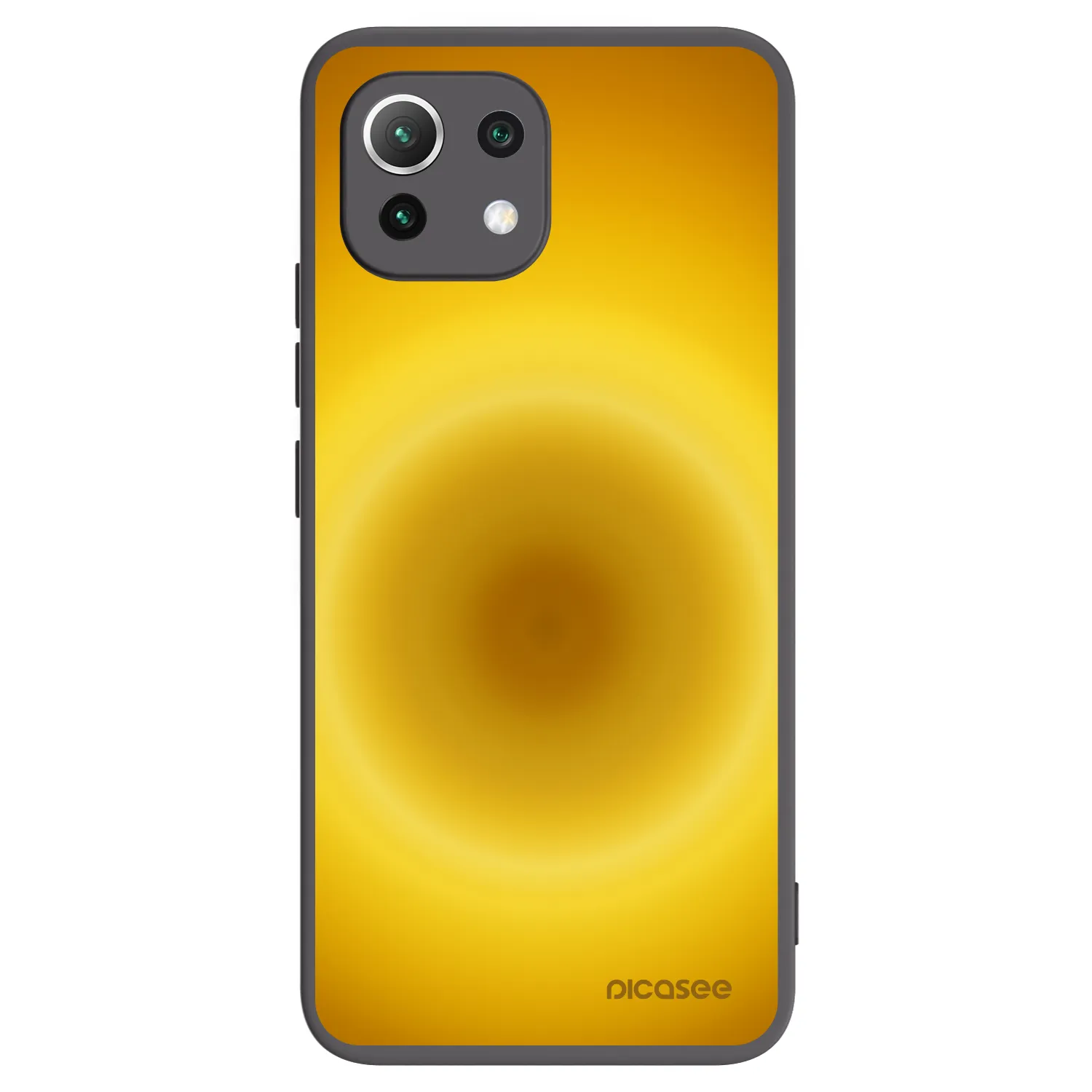 Picasee silikonski črni ovitek za Xiaomi Mi 11 Lite - Solar Pulse