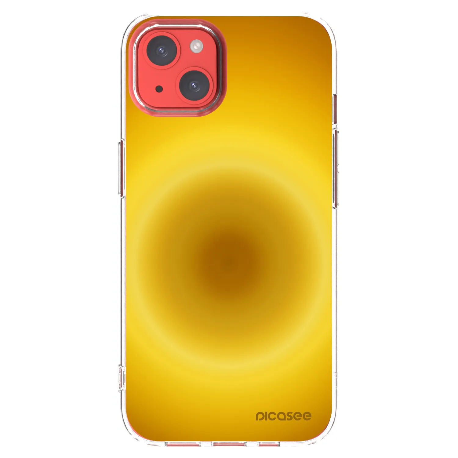 Picasee silikonski prozorni ovitek za Apple iPhone 13 - Solar Pulse