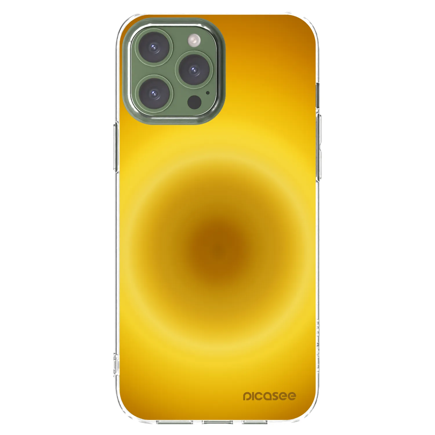 Picasee silikonski prozorni ovitek za Apple iPhone 13 Pro Max - Solar Pulse
