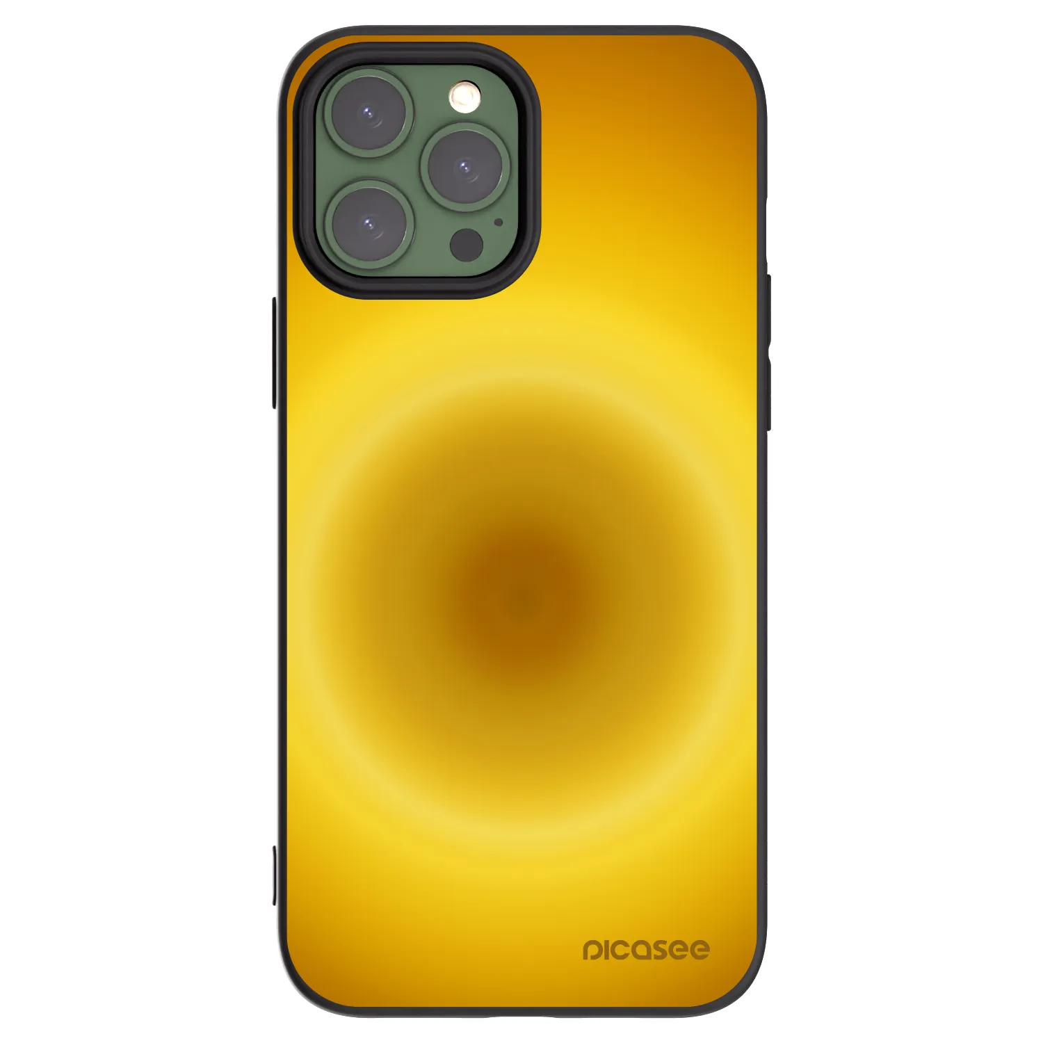 Picasee silikonski črni ovitek za Apple iPhone 13 Pro Max - Solar Pulse