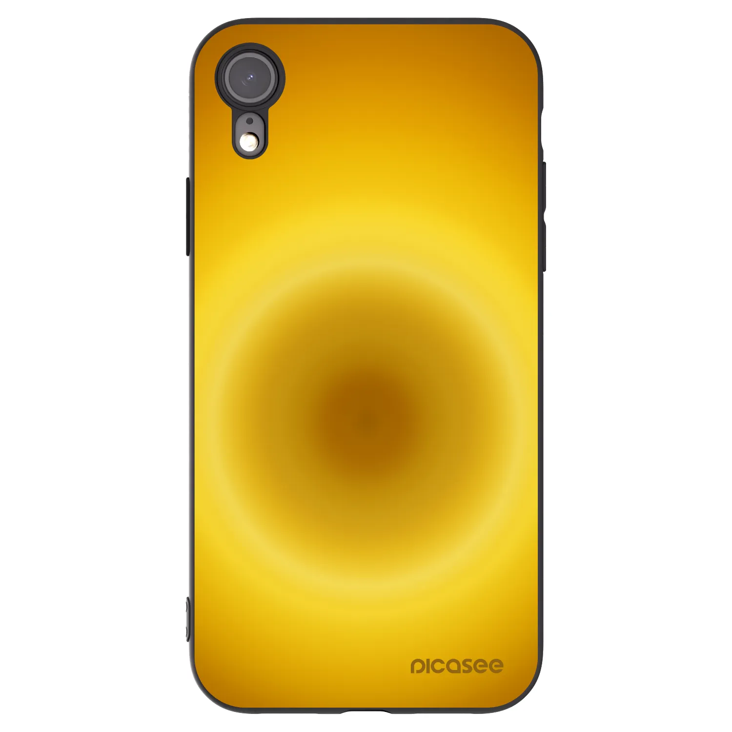Picasee silikonski črni ovitek za Apple iPhone XR - Solar Pulse