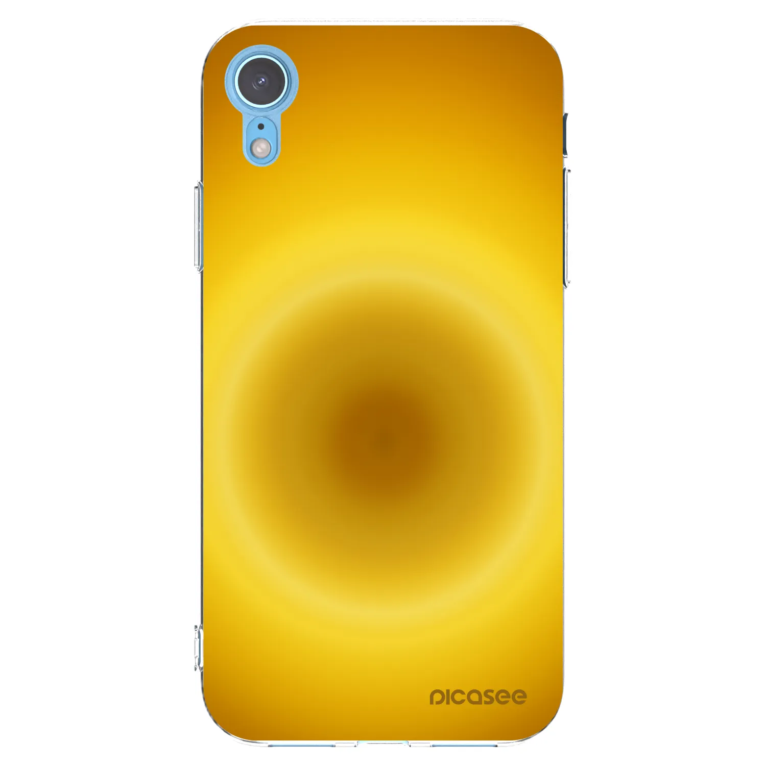 Picasee silikonski prozorni ovitek za Apple iPhone XR - Solar Pulse
