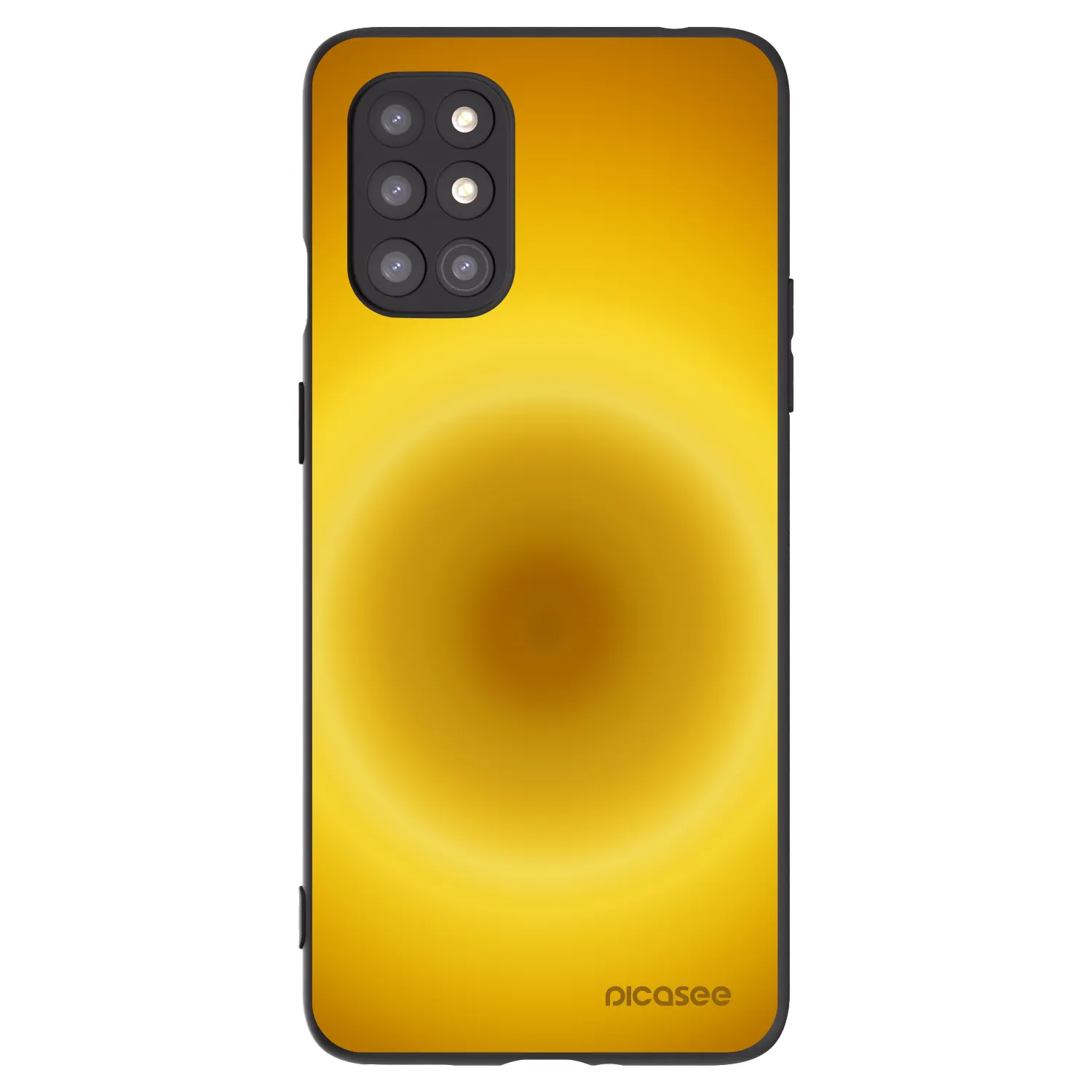 Picasee silikonski črni ovitek za OnePlus 8T - Solar Pulse