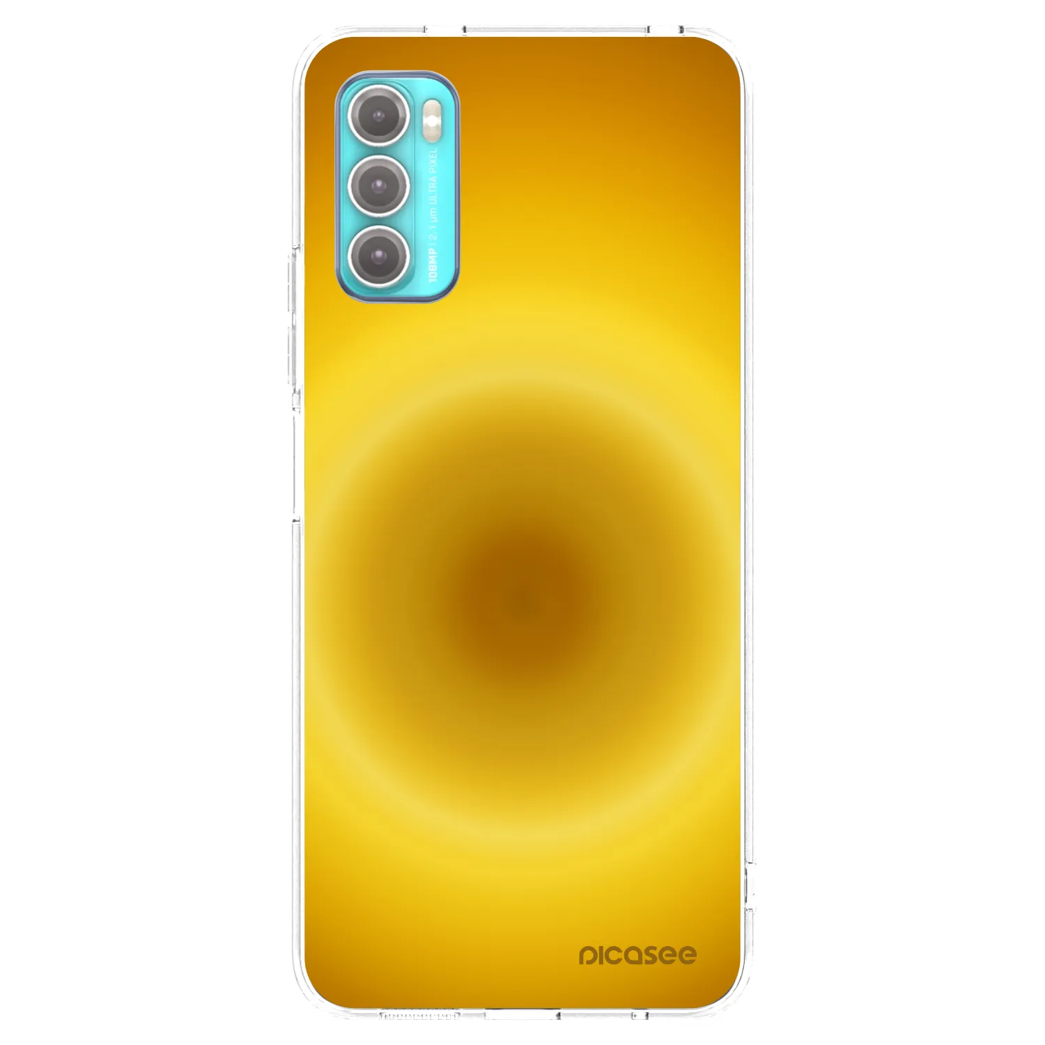 Picasee silikonski prozorni ovitek za Motorola Moto G60 - Solar Pulse