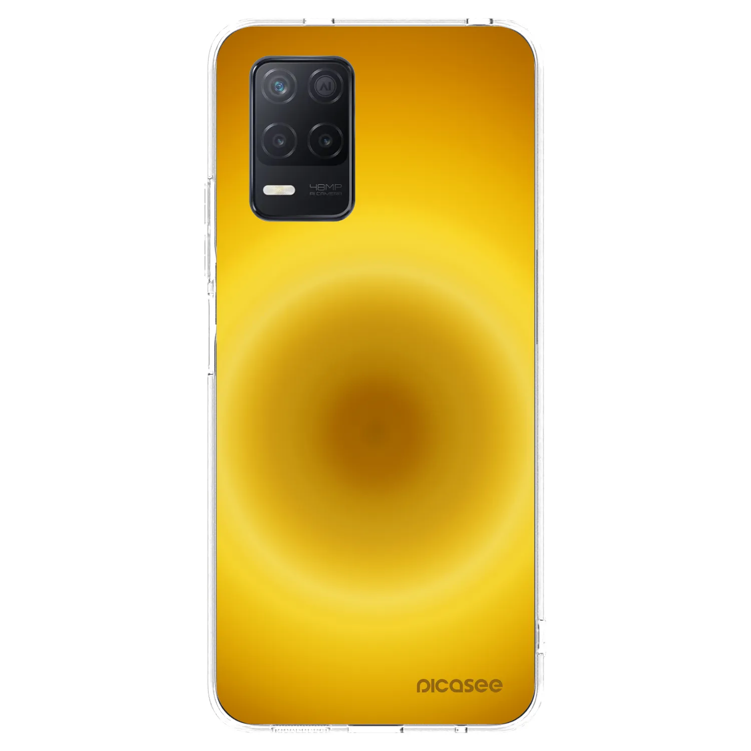 Picasee silikonski prozorni ovitek za Realme 8 5G - Solar Pulse