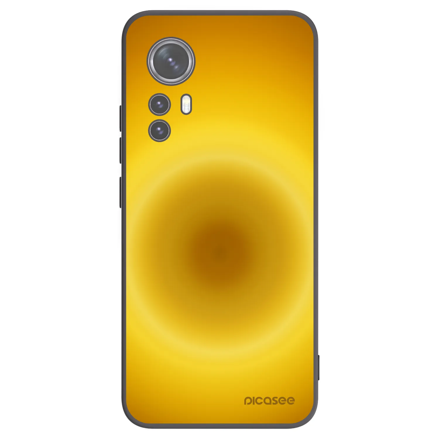 Picasee silikonski črni ovitek za Xiaomi 12 - Solar Pulse