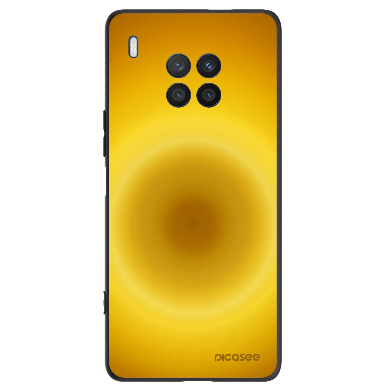 Picasee silikonski črni ovitek za Honor 50 Lite - Solar Pulse