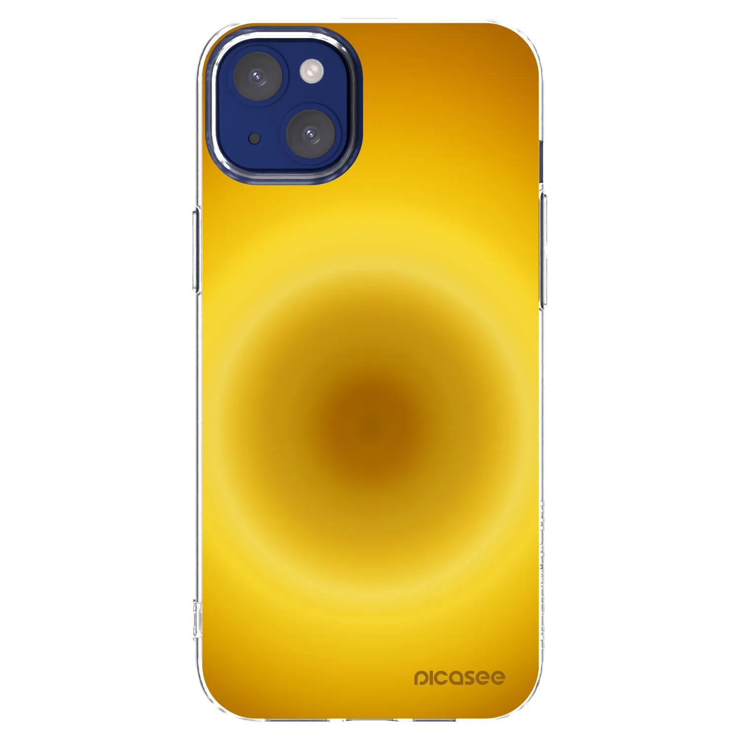 Picasee silikonski prozorni ovitek za Apple iPhone 14 Plus - Solar Pulse