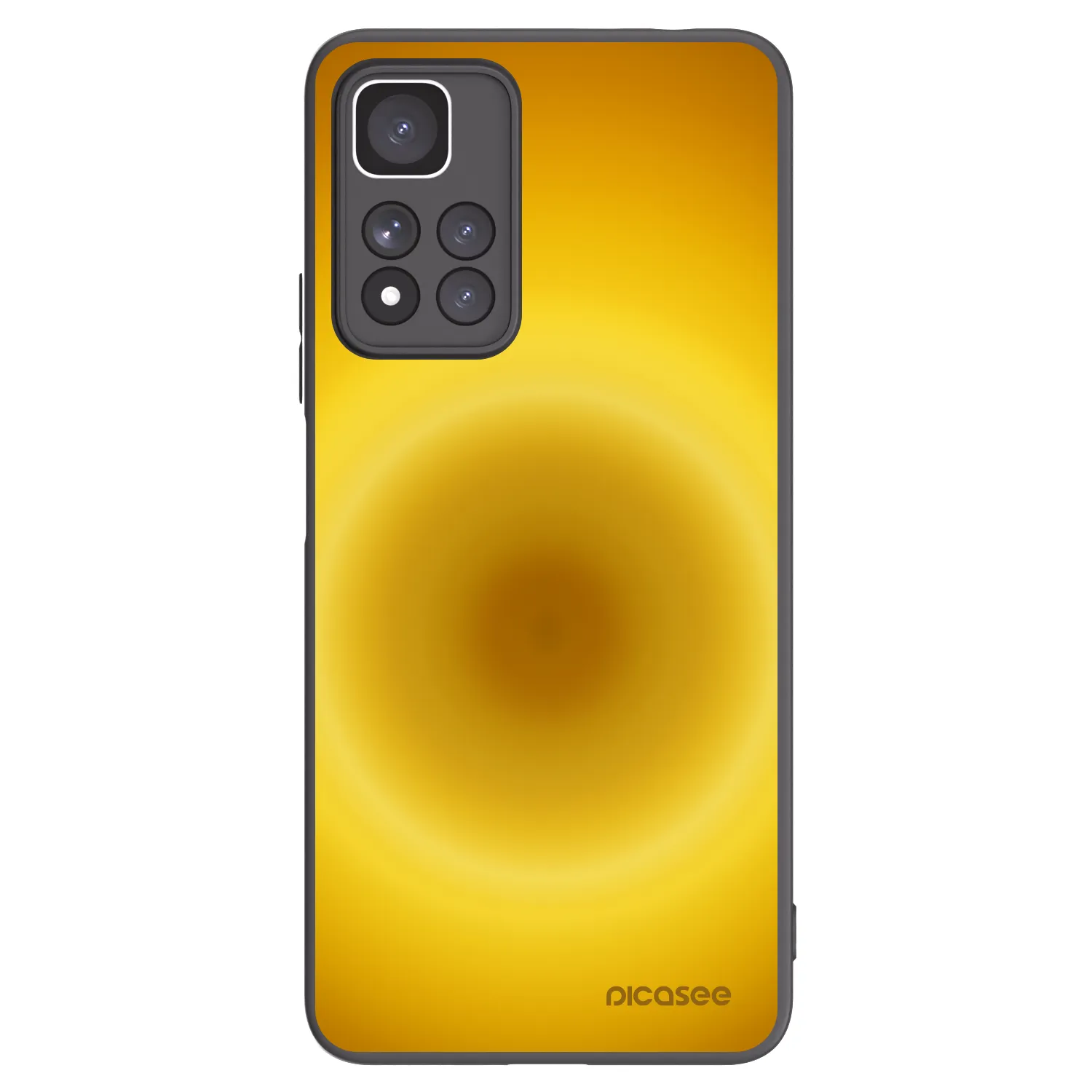Picasee silikonski črni ovitek za Xiaomi Redmi Note 11 Pro+ 5G - Solar Pulse