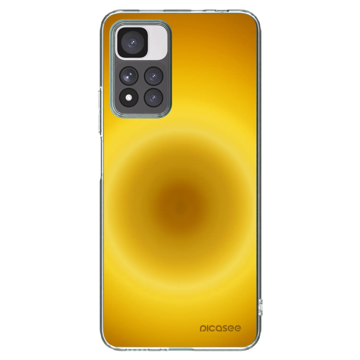 Picasee silikonski prozorni ovitek za Xiaomi Redmi Note 11 Pro+ 5G - Solar Pulse