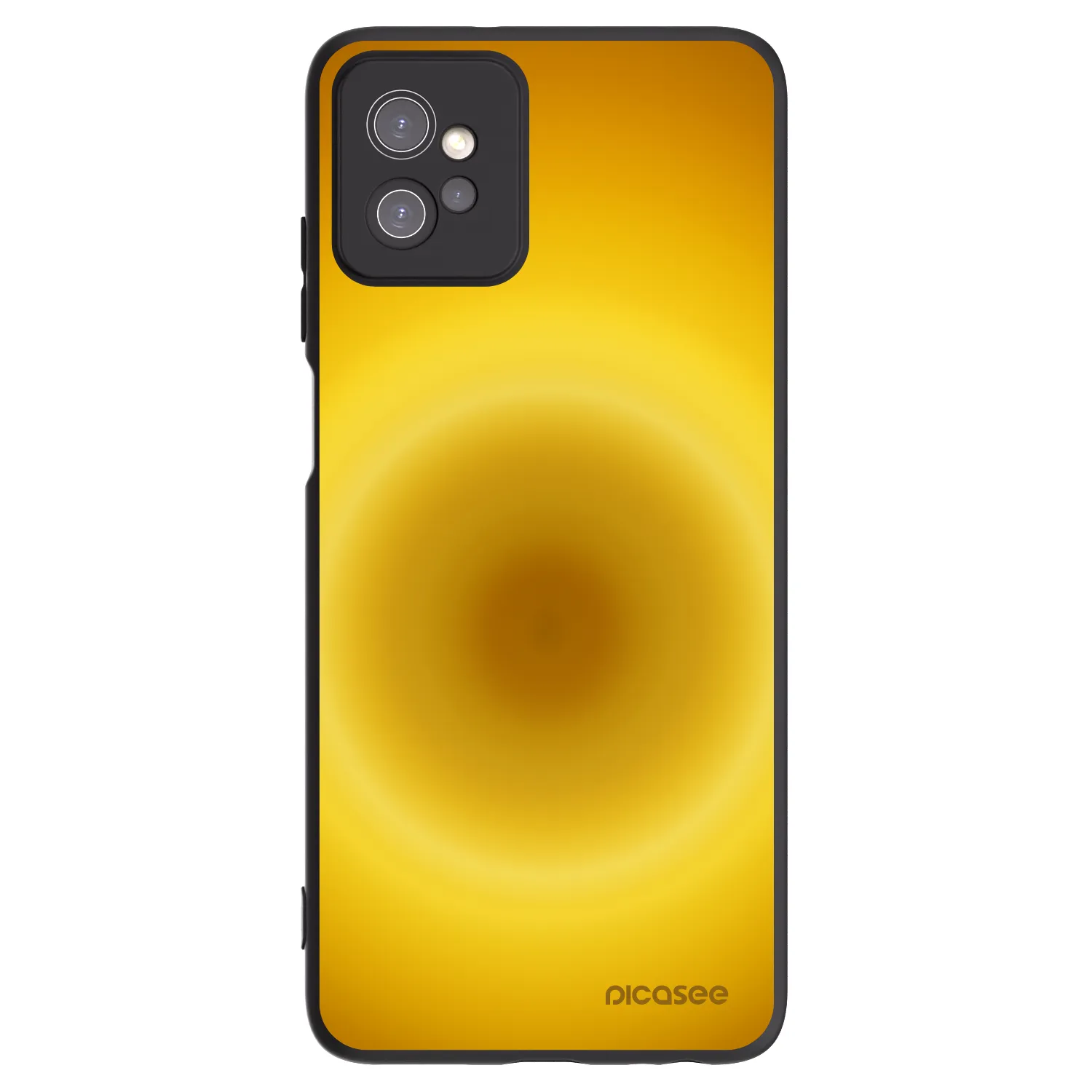 Picasee silikonski črni ovitek za Motorola Moto G32 - Solar Pulse