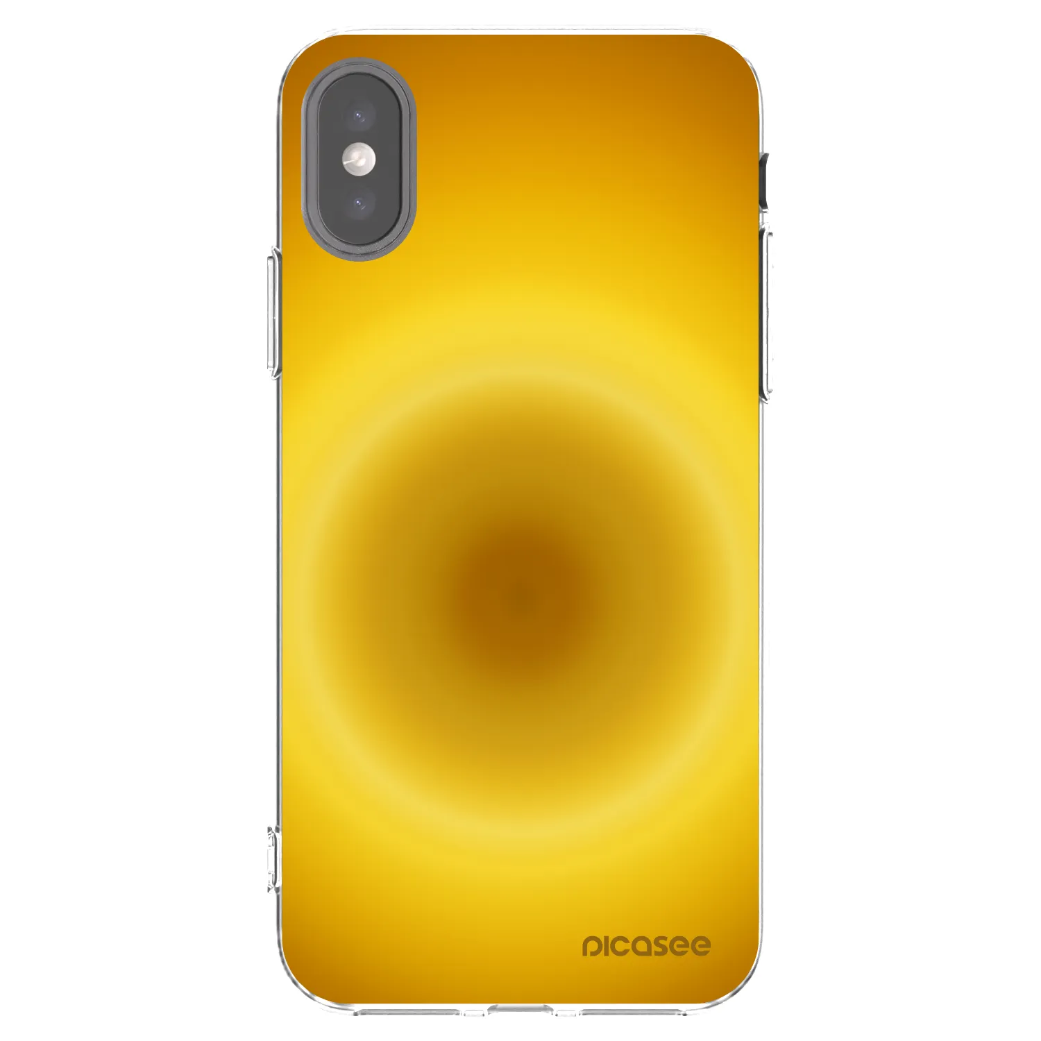 Picasee silikonski prozorni ovitek za Apple iPhone X/XS - Solar Pulse