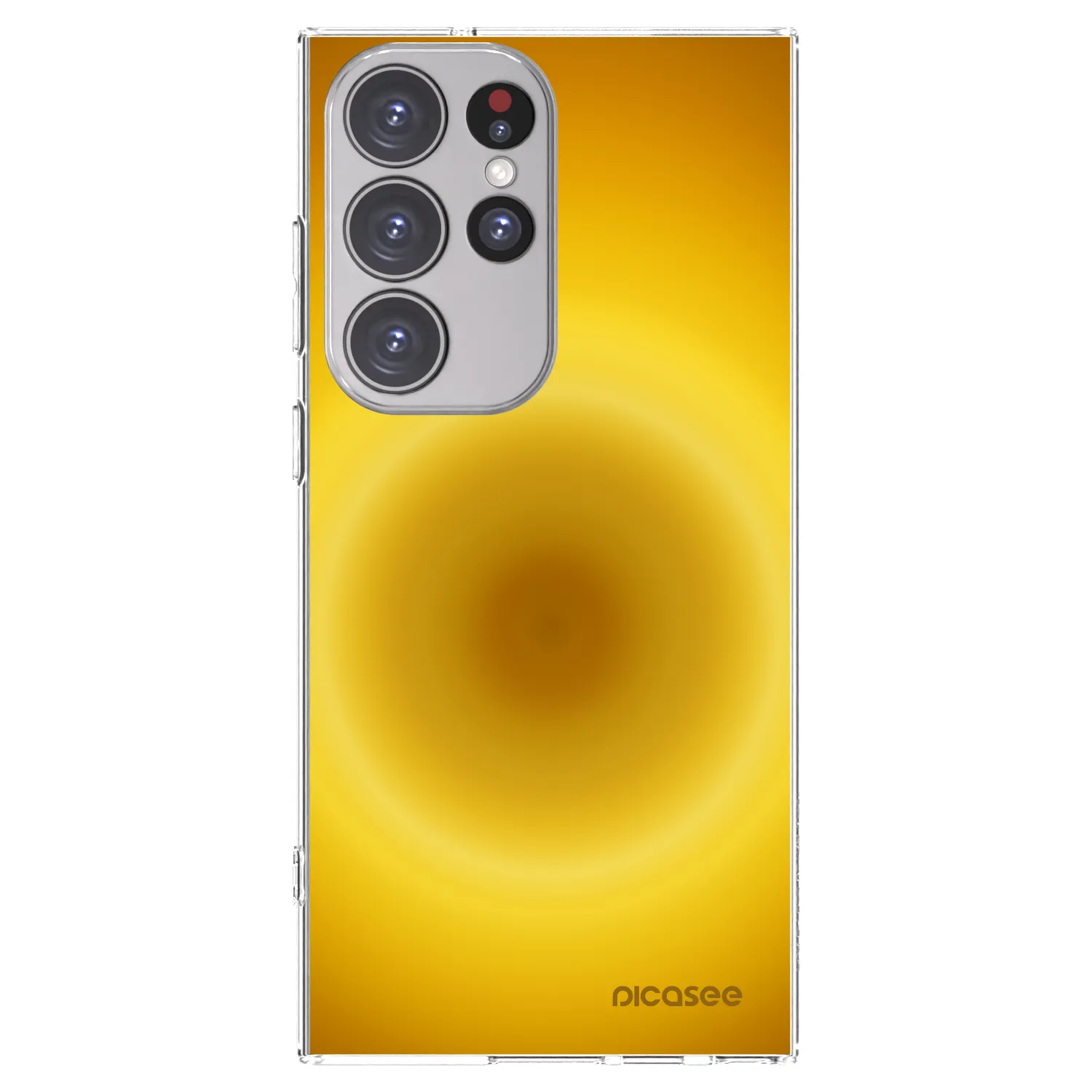 Picasee silikonski prozorni ovitek za Samsung Galaxy S23 Ultra 5G - Solar Pulse