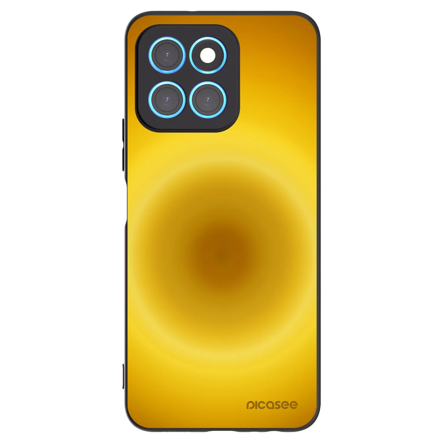 Picasee silikonski črni ovitek za Honor X8 5G - Solar Pulse