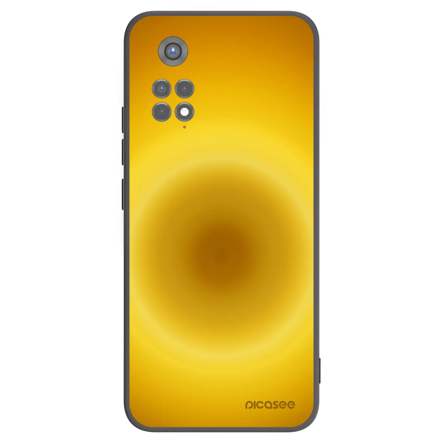 Picasee silikonski črni ovitek za Xiaomi Redmi Note 11S 5G - Solar Pulse