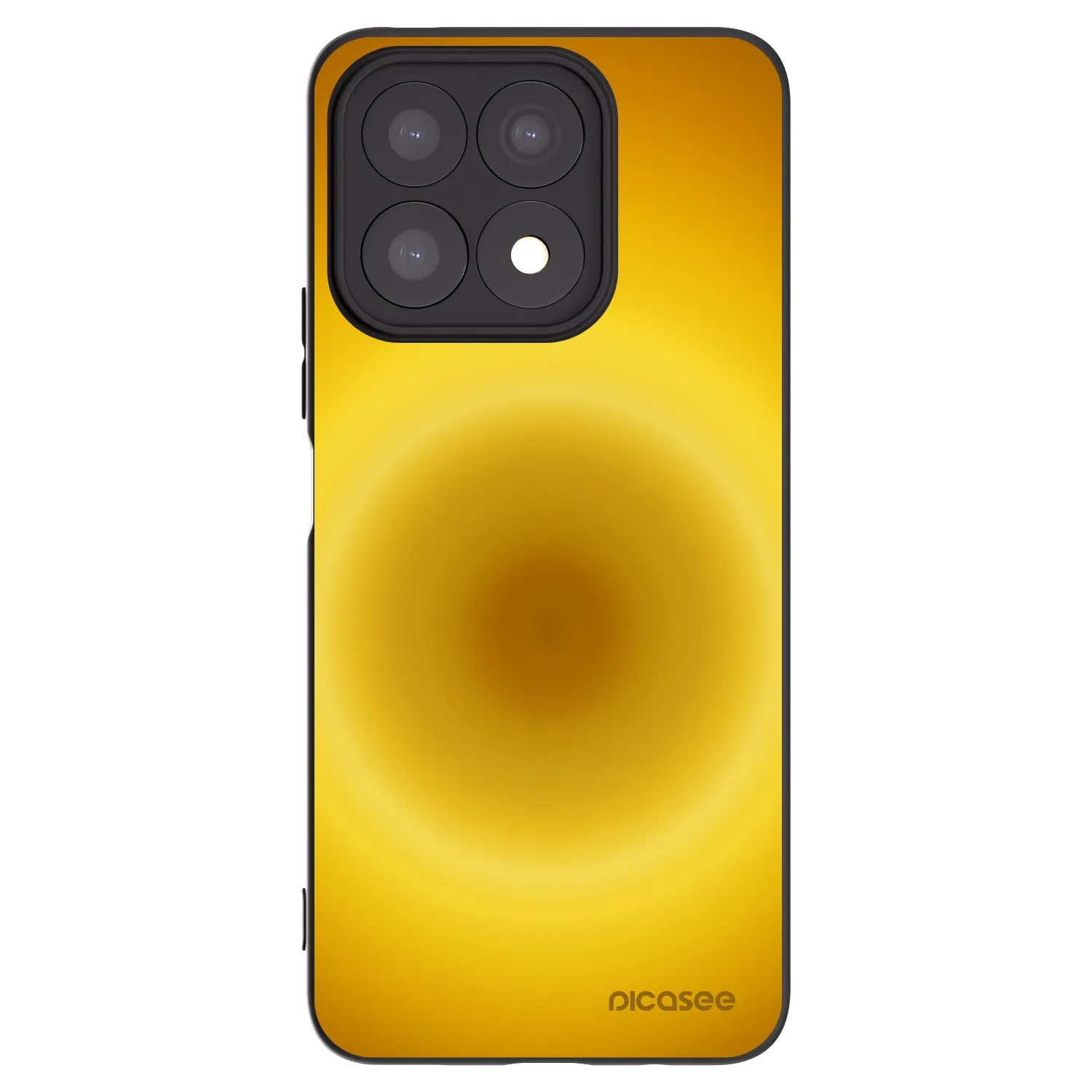 Picasee silikonski črni ovitek za Honor X8a - Solar Pulse