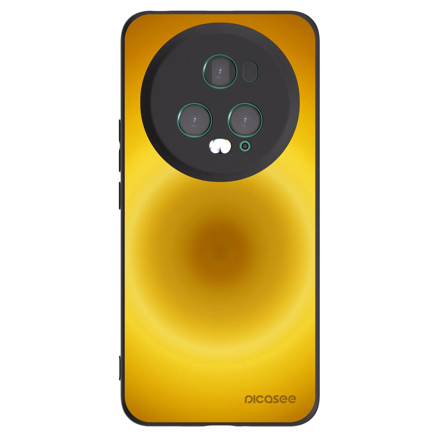 Picasee silikonski črni ovitek za Honor Magic5 Pro - Solar Pulse