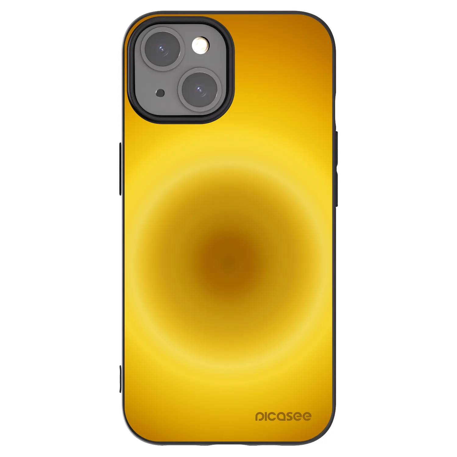 Picasee silikonski črni ovitek za Apple iPhone 15 - Solar Pulse