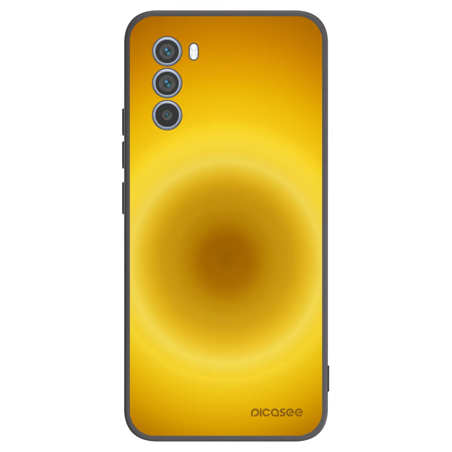 Picasee silikonski črni ovitek za Motorola Moto G62 - Solar Pulse