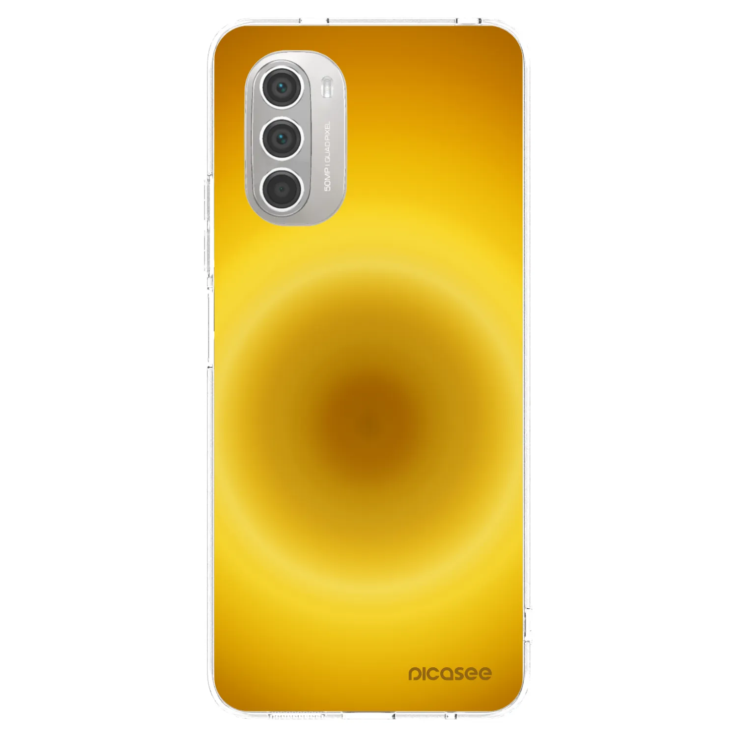Picasee silikonski prozorni ovitek za Motorola Moto G51 - Solar Pulse