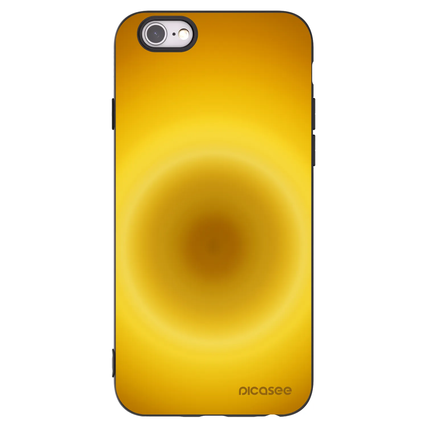 Picasee silikonski črni ovitek za Apple iPhone 6/6S - Solar Pulse