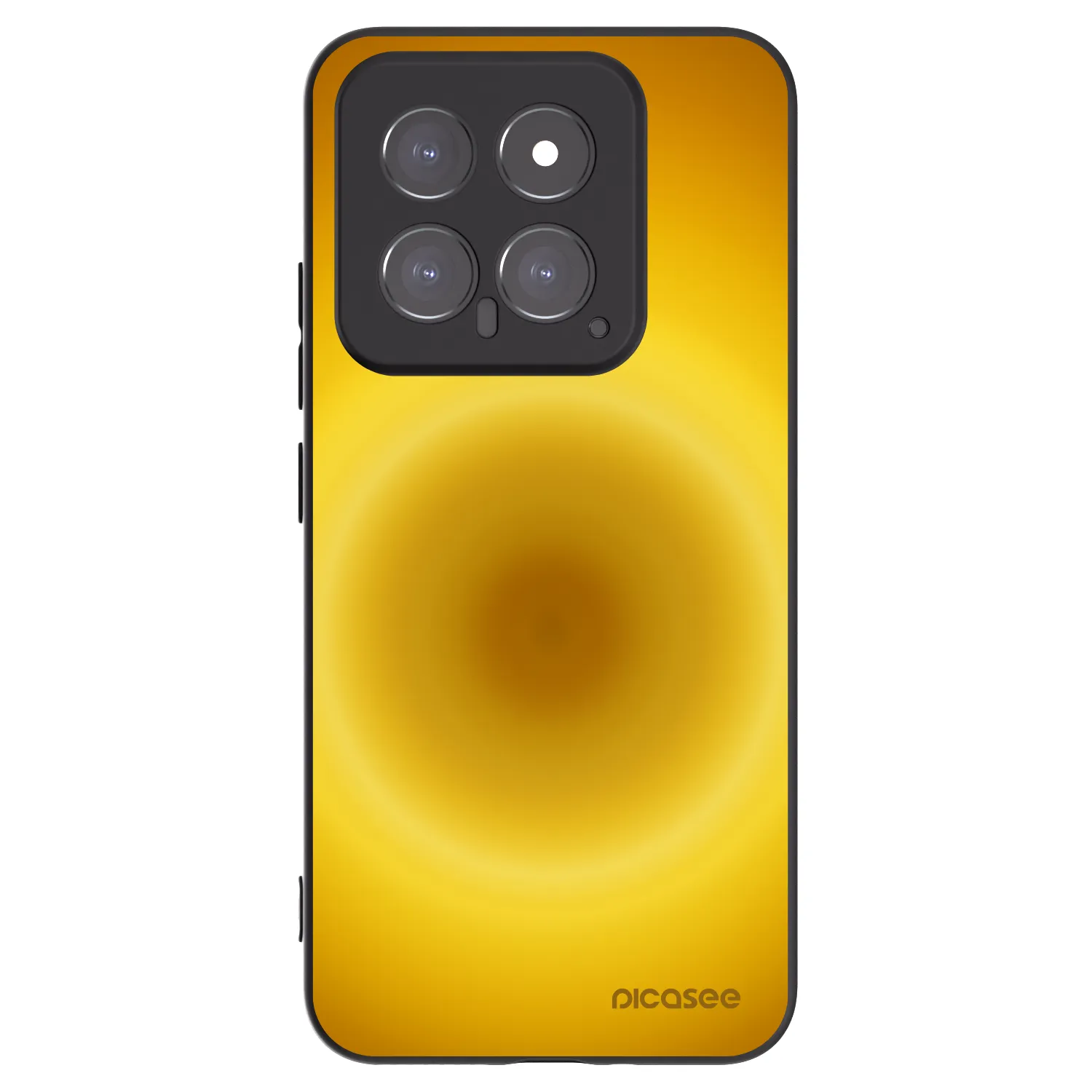 Picasee silikonski črni ovitek za Xiaomi 14 - Solar Pulse