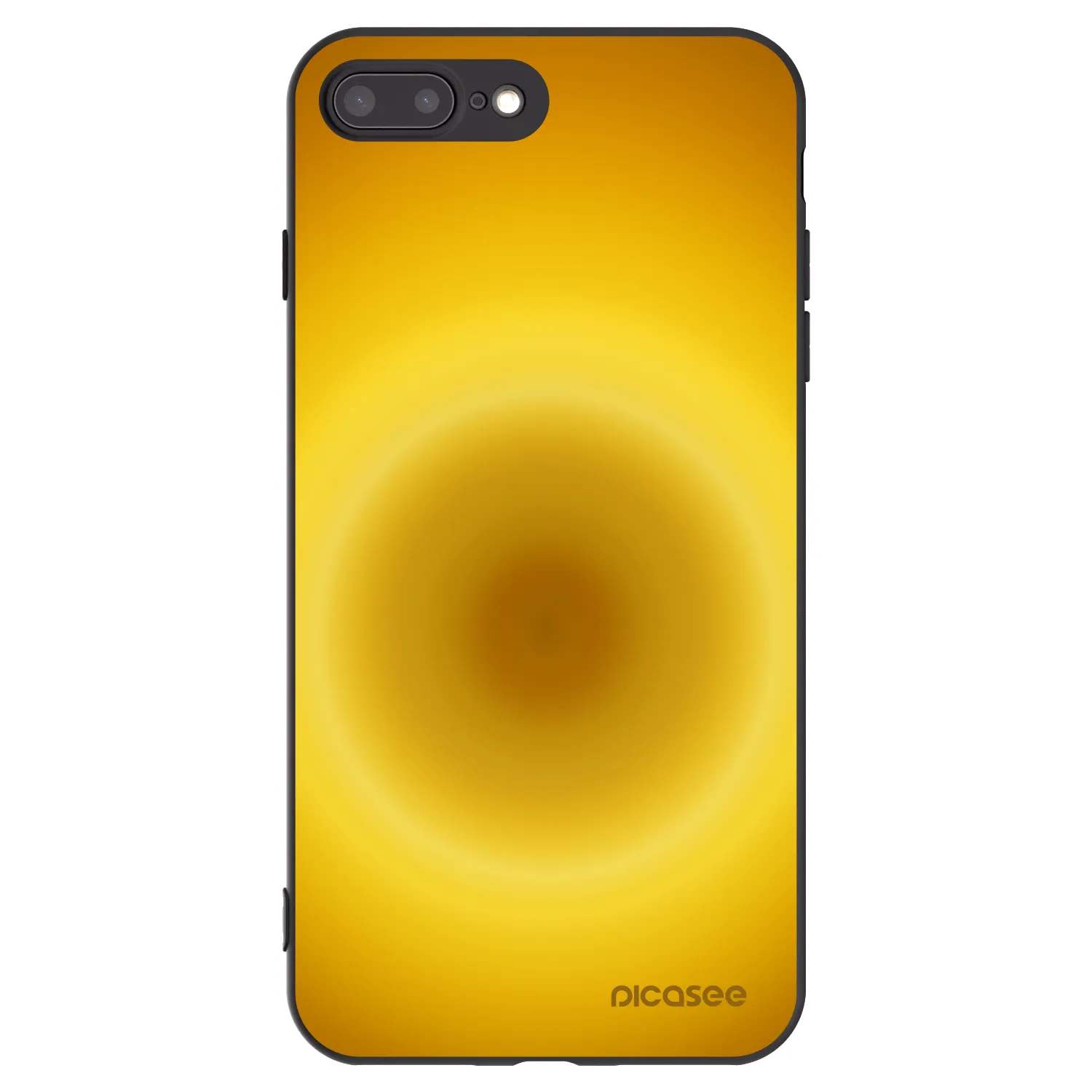 Picasee silikonski črni ovitek za Apple iPhone 7 Plus - Solar Pulse